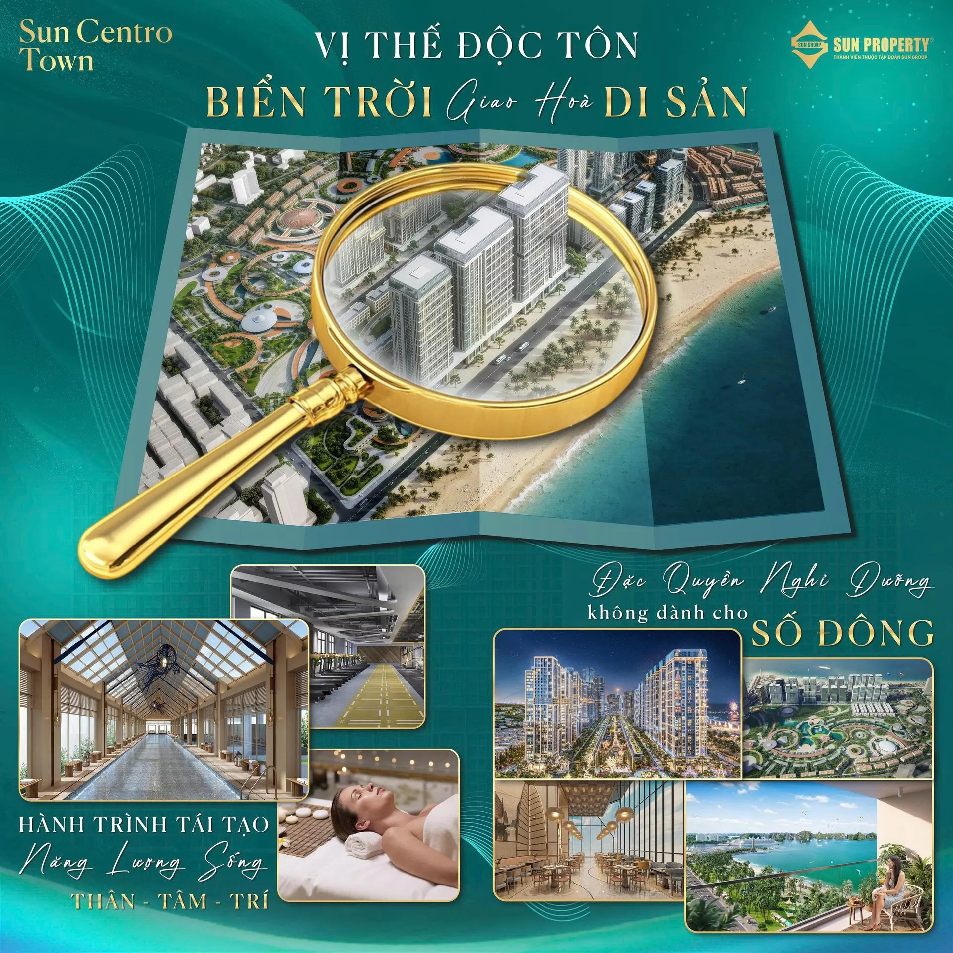 SUN CENTRO TOWN - ĐẶC QUYỀN SỐNG RESORT TRÊN TẦNG KHÔNG DI SẢN